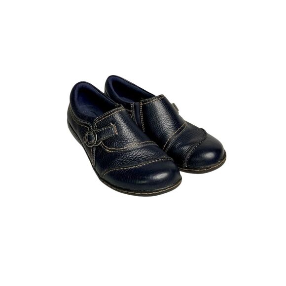 Clark’s blue leather Ashland indigo loafers size 6 - Picture 10 of 12